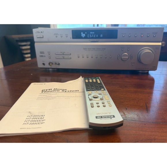 Sony Other - Sony STR-K9900P Home Theater Receiver Component Bundle w/ OEM Remote  & Manual